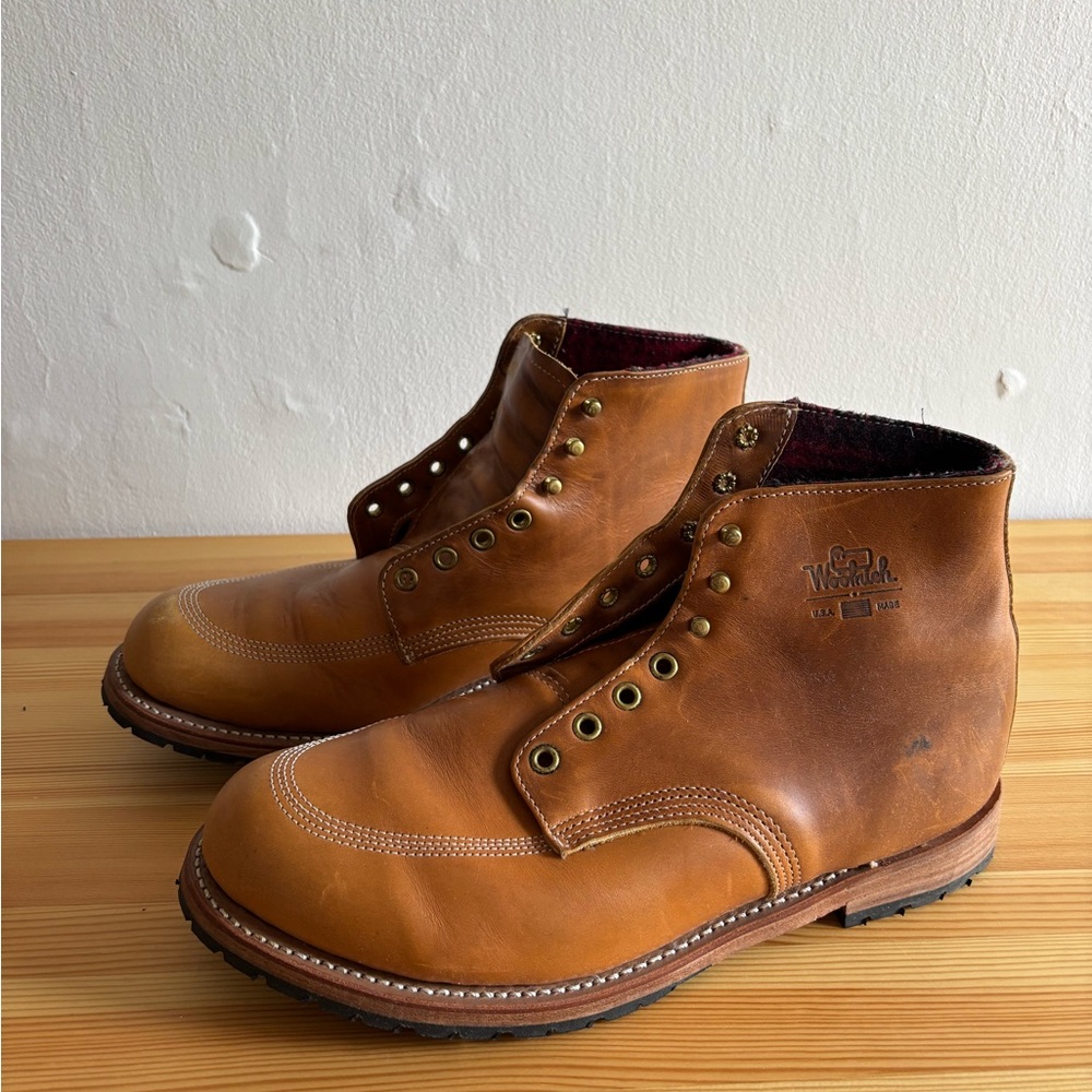 Woolrich M10 Men's Brown Leather Boots